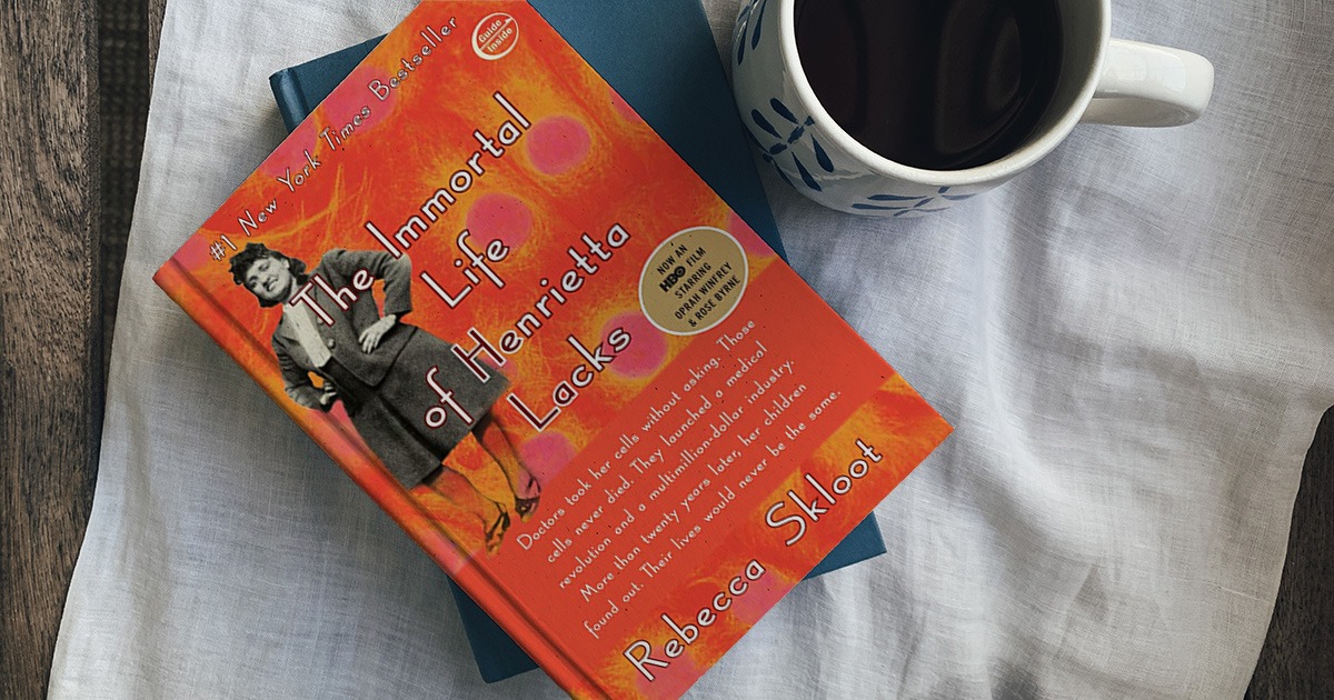 Featured image for "The Immortal Life of Henrietta Lacks" by author Rebecca Skloot.